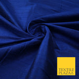45 COLOURS Luxury 100% PURE Plain Dupion SLUB Textured Raw Silk Handloom Fabric