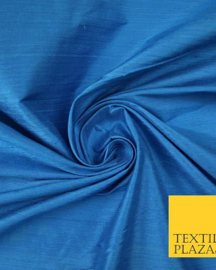 45 COLOURS Luxury 100% PURE Plain Dupion SLUB Textured Raw Silk Handloom Fabric