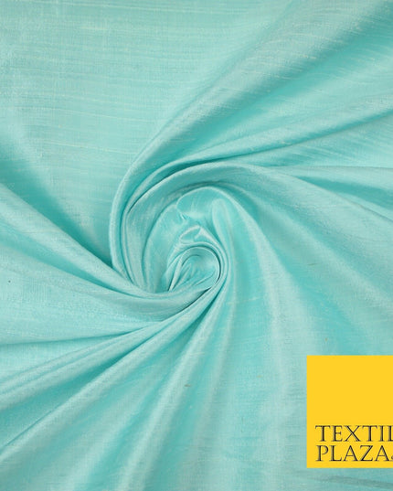 45 COLOURS Luxury 100% PURE Plain Dupion SLUB Textured Raw Silk Handloom Fabric