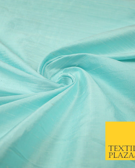 45 COLOURS Luxury 100% PURE Plain Dupion SLUB Textured Raw Silk Handloom Fabric