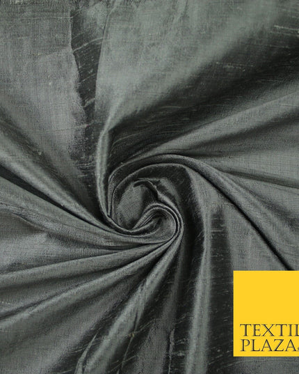 45 COLOURS Luxury 100% PURE Plain Dupion SLUB Textured Raw Silk Handloom Fabric