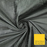 45 COLOURS Luxury 100% PURE Plain Dupion SLUB Textured Raw Silk Handloom Fabric