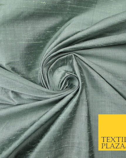 45 COLOURS Luxury 100% PURE Plain Dupion SLUB Textured Raw Silk Handloom Fabric