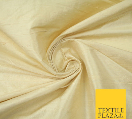 45 COLOURS Luxury 100% PURE Plain Dupion SLUB Textured Raw Silk Handloom Fabric
