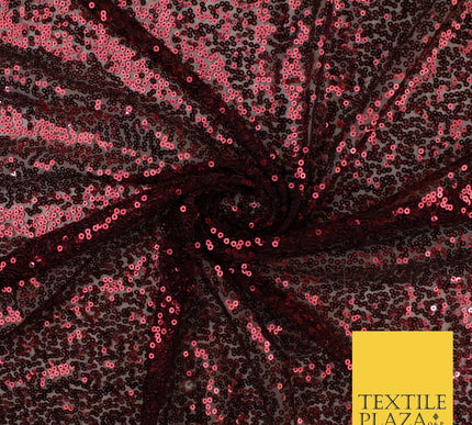 24 COLOURS -Sequin Sparkly Shiny Stretch Fine Mesh Net Tulle Fancy Dress Fabric