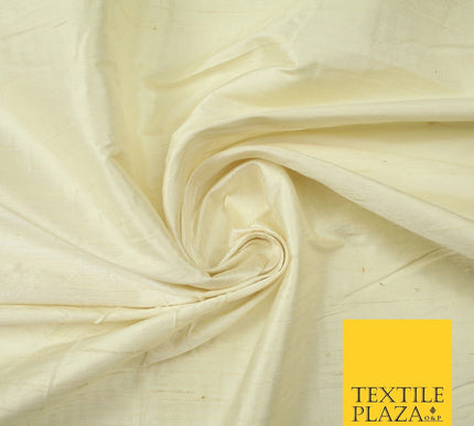 45 COLOURS Luxury 100% PURE Plain Dupion SLUB Textured Raw Silk Handloom Fabric