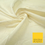 45 COLOURS Luxury 100% PURE Plain Dupion SLUB Textured Raw Silk Handloom Fabric