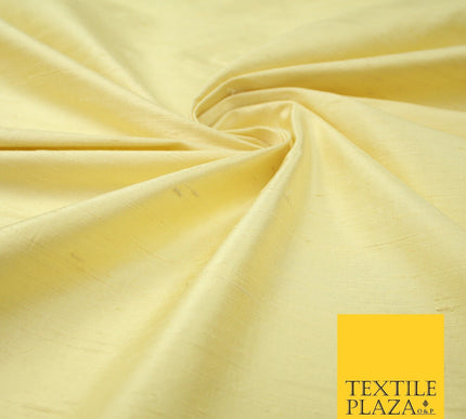 45 COLOURS Luxury 100% PURE Plain Dupion SLUB Textured Raw Silk Handloom Fabric