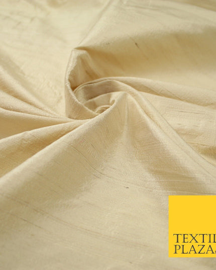45 COLOURS Luxury 100% PURE Plain Dupion SLUB Textured Raw Silk Handloom Fabric