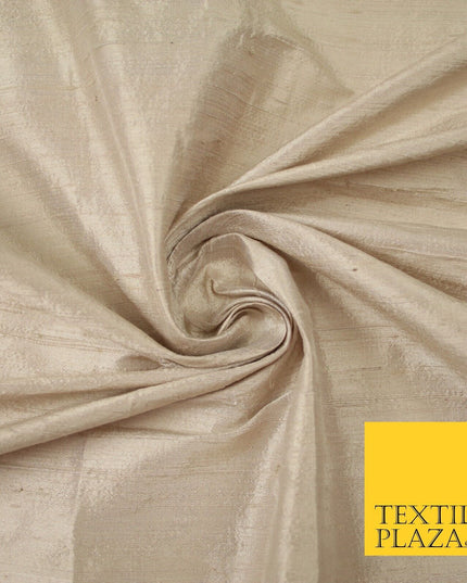45 COLOURS Luxury 100% PURE Plain Dupion SLUB Textured Raw Silk Handloom Fabric