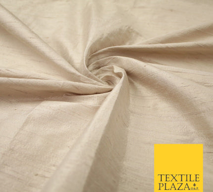 45 COLOURS Luxury 100% PURE Plain Dupion SLUB Textured Raw Silk Handloom Fabric