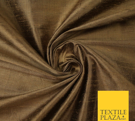 45 COLOURS Luxury 100% PURE Plain Dupion SLUB Textured Raw Silk Handloom Fabric