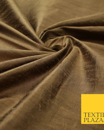 45 COLOURS Luxury 100% PURE Plain Dupion SLUB Textured Raw Silk Handloom Fabric