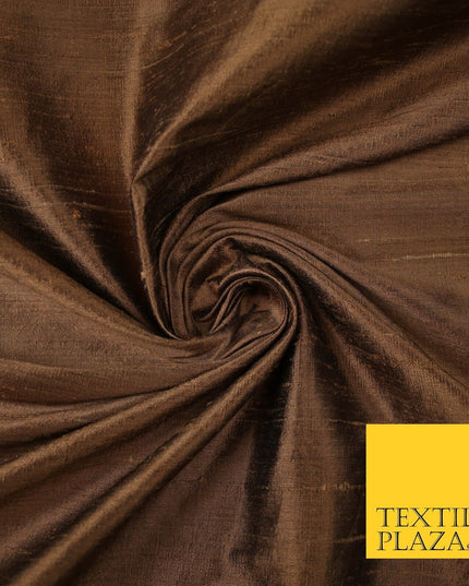 45 COLOURS Luxury 100% PURE Plain Dupion SLUB Textured Raw Silk Handloom Fabric
