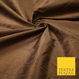 45 COLOURS Luxury 100% PURE Plain Dupion SLUB Textured Raw Silk Handloom Fabric