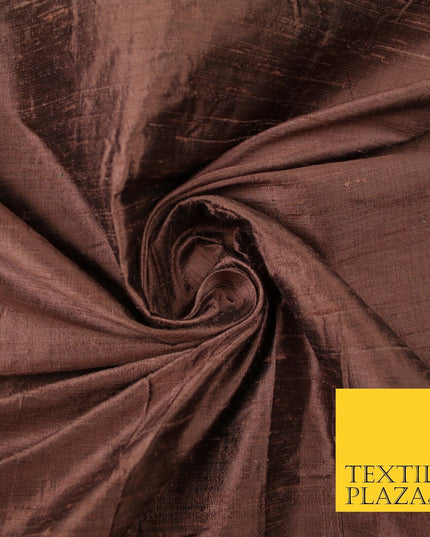 45 COLOURS Luxury 100% PURE Plain Dupion SLUB Textured Raw Silk Handloom Fabric