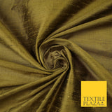 45 COLOURS Luxury 100% PURE Plain Dupion SLUB Textured Raw Silk Handloom Fabric