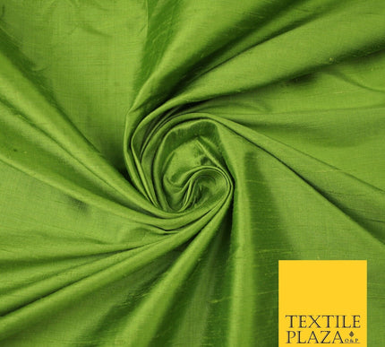 45 COLOURS Luxury 100% PURE Plain Dupion SLUB Textured Raw Silk Handloom Fabric