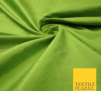 45 COLOURS Luxury 100% PURE Plain Dupion SLUB Textured Raw Silk Handloom Fabric