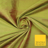 45 COLOURS Luxury 100% PURE Plain Dupion SLUB Textured Raw Silk Handloom Fabric