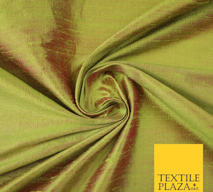45 COLOURS Luxury 100% PURE Plain Dupion SLUB Textured Raw Silk Handloom Fabric