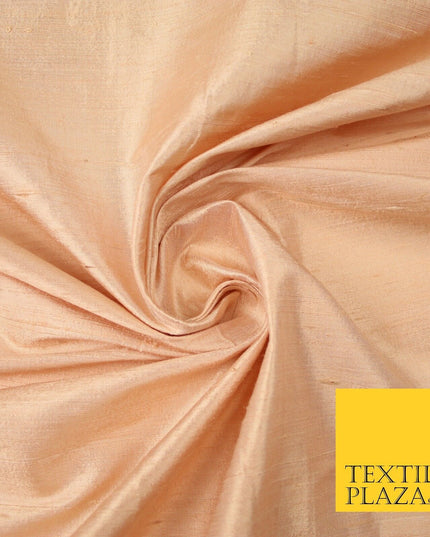 45 COLOURS Luxury 100% PURE Plain Dupion SLUB Textured Raw Silk Handloom Fabric