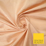 45 COLOURS Luxury 100% PURE Plain Dupion SLUB Textured Raw Silk Handloom Fabric