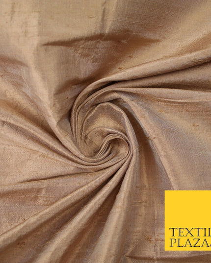 45 COLOURS Luxury 100% PURE Plain Dupion SLUB Textured Raw Silk Handloom Fabric