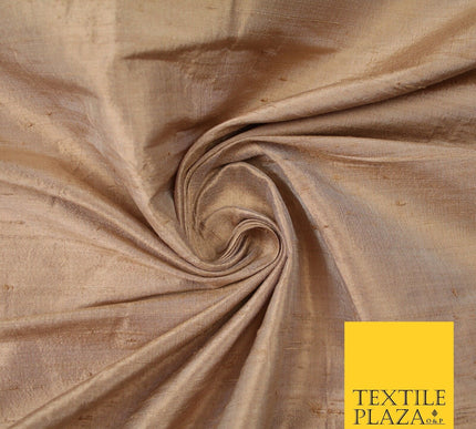 45 COLOURS Luxury 100% PURE Plain Dupion SLUB Textured Raw Silk Handloom Fabric