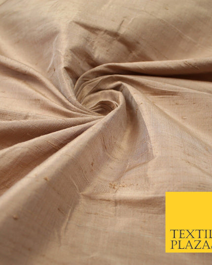 45 COLOURS Luxury 100% PURE Plain Dupion SLUB Textured Raw Silk Handloom Fabric