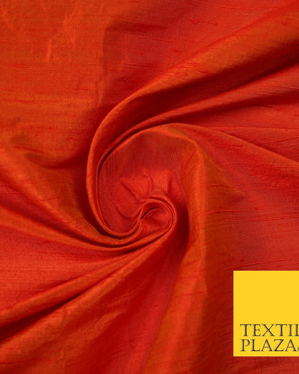 45 COLOURS Luxury 100% PURE Plain Dupion SLUB Textured Raw Silk Handloom Fabric