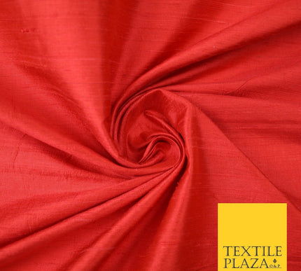 45 COLOURS Luxury 100% PURE Plain Dupion SLUB Textured Raw Silk Handloom Fabric
