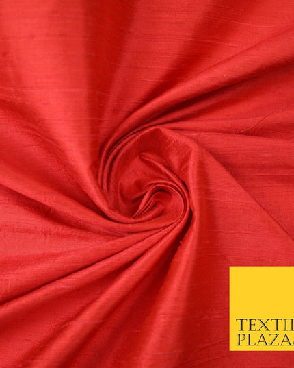 45 COLOURS Luxury 100% PURE Plain Dupion SLUB Textured Raw Silk Handloom Fabric