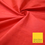 45 COLOURS Luxury 100% PURE Plain Dupion SLUB Textured Raw Silk Handloom Fabric