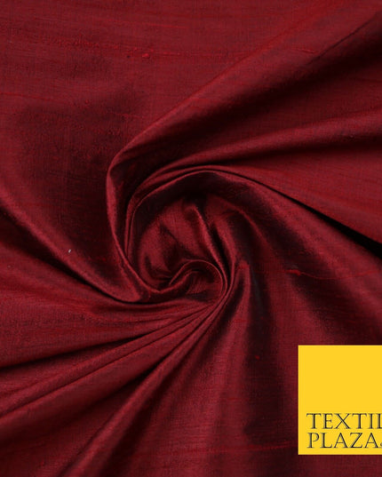 45 COLOURS Luxury 100% PURE Plain Dupion SLUB Textured Raw Silk Handloom Fabric