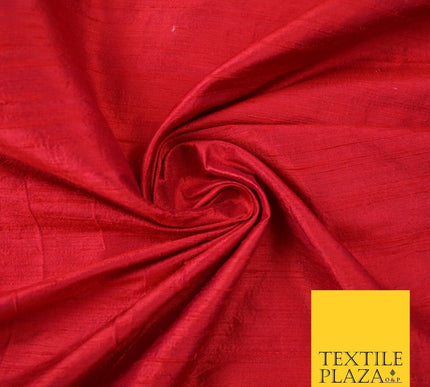45 COLOURS Luxury 100% PURE Plain Dupion SLUB Textured Raw Silk Handloom Fabric