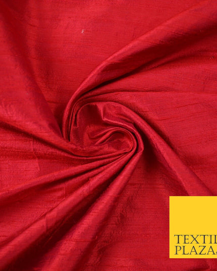 45 COLOURS Luxury 100% PURE Plain Dupion SLUB Textured Raw Silk Handloom Fabric