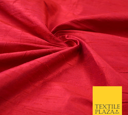 45 COLOURS Luxury 100% PURE Plain Dupion SLUB Textured Raw Silk Handloom Fabric