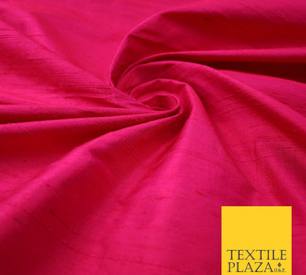 45 COLOURS Luxury 100% PURE Plain Dupion SLUB Textured Raw Silk Handloom Fabric