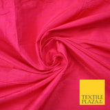 45 COLOURS Luxury 100% PURE Plain Dupion SLUB Textured Raw Silk Handloom Fabric