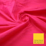45 COLOURS Luxury 100% PURE Plain Dupion SLUB Textured Raw Silk Handloom Fabric