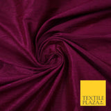 45 COLOURS Luxury 100% PURE Plain Dupion SLUB Textured Raw Silk Handloom Fabric