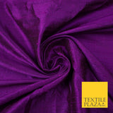 45 COLOURS Luxury 100% PURE Plain Dupion SLUB Textured Raw Silk Handloom Fabric
