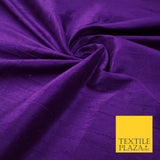 45 COLOURS Luxury 100% PURE Plain Dupion SLUB Textured Raw Silk Handloom Fabric