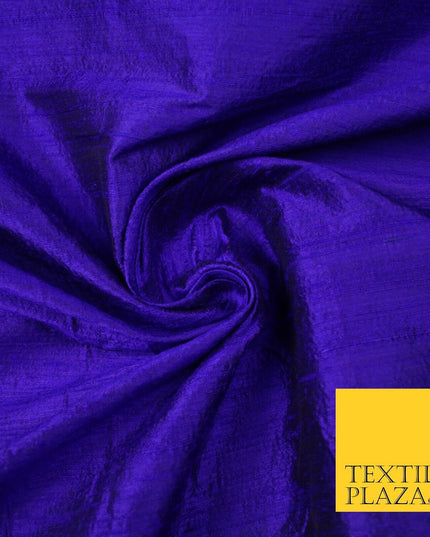 45 COLOURS Luxury 100% PURE Plain Dupion SLUB Textured Raw Silk Handloom Fabric