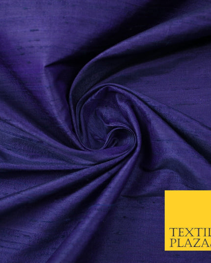 45 COLOURS Luxury 100% PURE Plain Dupion SLUB Textured Raw Silk Handloom Fabric