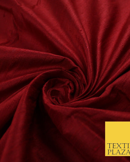 45 COLOURS Luxury 100% PURE Plain Dupion SLUB Textured Raw Silk Handloom Fabric