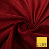45 COLOURS Luxury 100% PURE Plain Dupion SLUB Textured Raw Silk Handloom Fabric