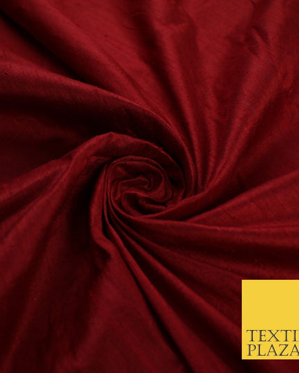 45 COLOURS Luxury 100% PURE Plain Dupion SLUB Textured Raw Silk Handloom Fabric