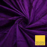 45 COLOURS Luxury 100% PURE Plain Dupion SLUB Textured Raw Silk Handloom Fabric